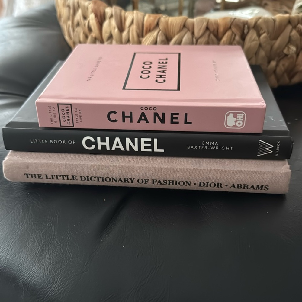 Set of 3…CHANEL & DIOR books!🖤